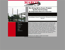 Tablet Screenshot of marcoenterprises.com